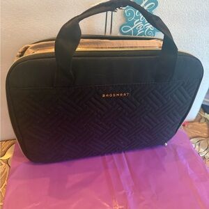 BAGSMART Black Quilted Women's Tote